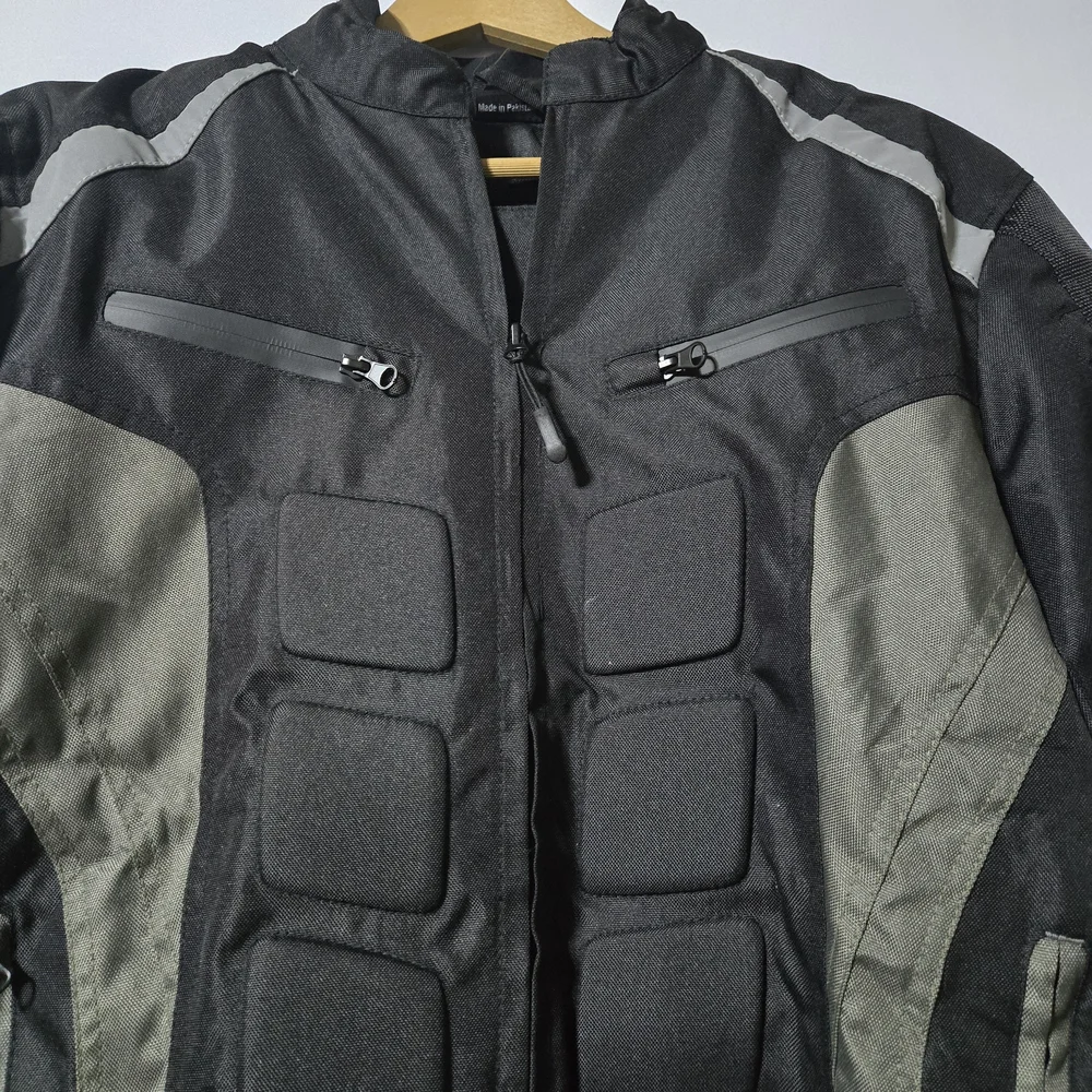 ILM Motorcycle Riding Jacket Men's Size S Black & Gray Jacket NWT - Picture 6 of 13